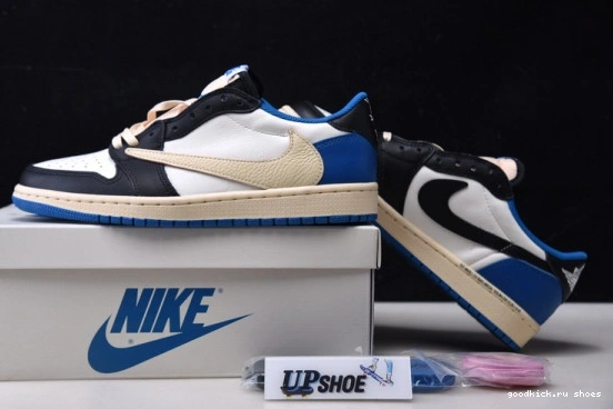 SP DM7866-140 Travis Fragment Jordan 1 Low OG x Scott Retro 0207